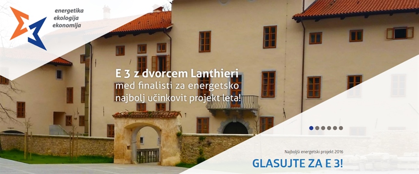 Projekt E 3 finalist energetsko učinkovitega projekta leta