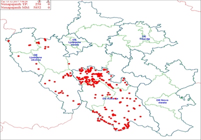 Vzdrževalci skušajo čim prej zagotoviti normalno stanje