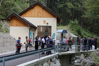 Družba SENG na slovesni otvoritvi zagnala MHE Knežo