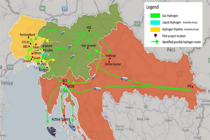 Projekt Severnojadranske vodikove doline dobil evropsko podporo