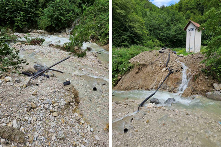 Na območju Elektra Celje še vedno veliko odjemalcev brez električne energije