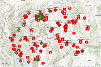 Interaktivni zemljevid za fotovoltaiko v pomoč makedonskim vlagateljem v sončno energijo