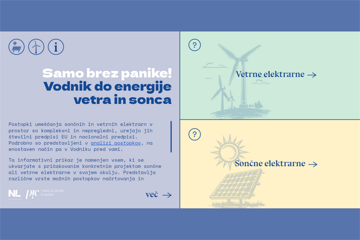 Na voljo spletni vodnik do energije vetra in sonca